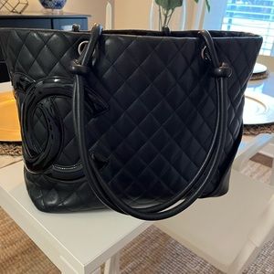 Black Cambon Chanel tote